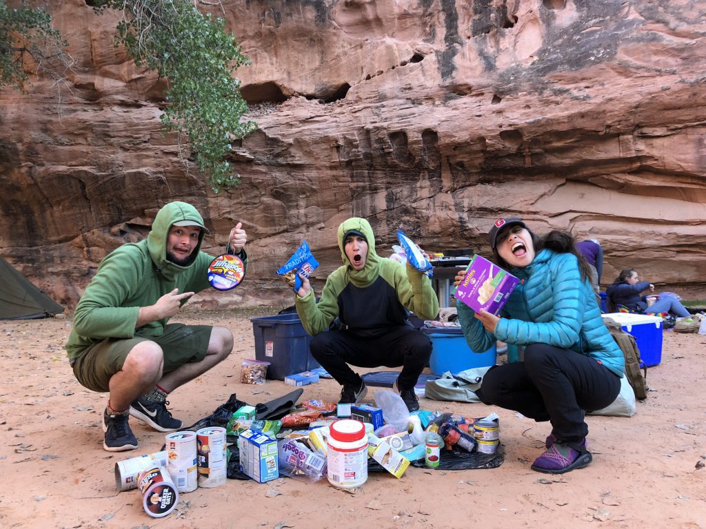 HMI Gap Wilderness Semester basecamp in Moab