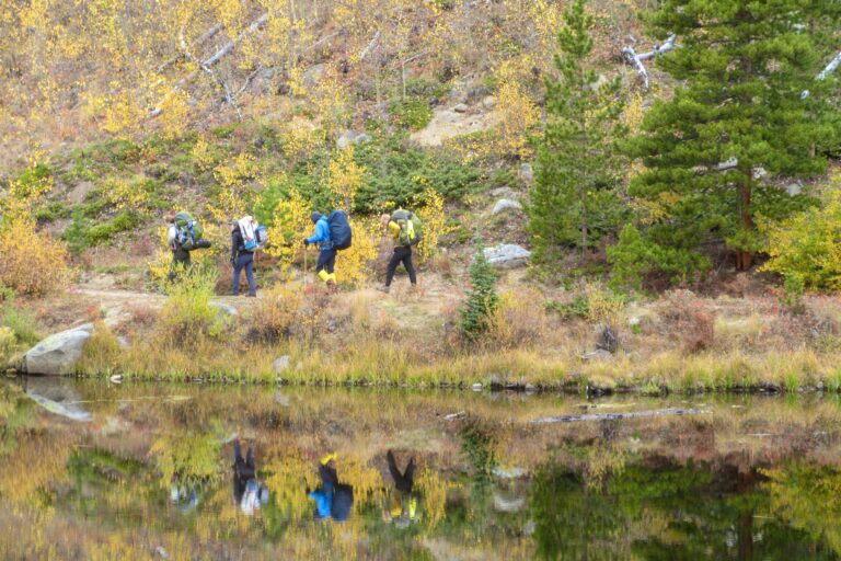 Gap F-rock Fall 2021 - Sawatch backpacking lake yellow