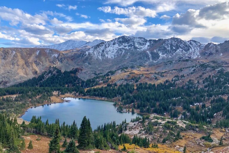 Gap Fall Trek - 2021 sawatch alpine lake early snow fall colors