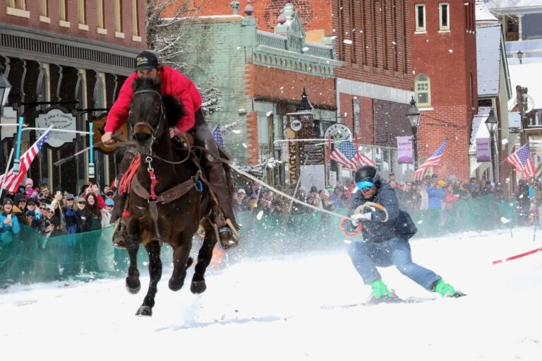 Ski joring
